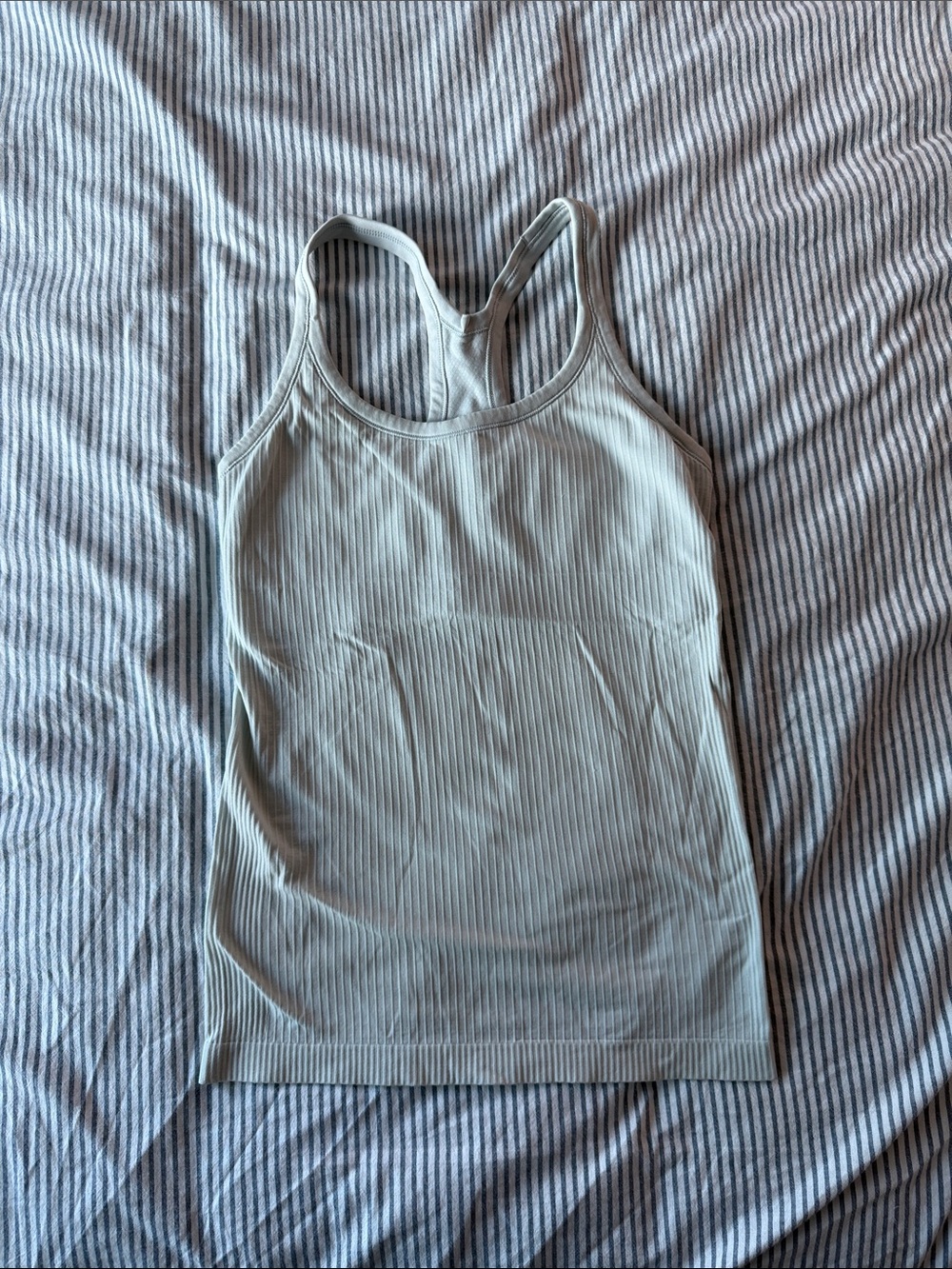 lululemon athletica Ribbed Racerback Tank - Light Mint